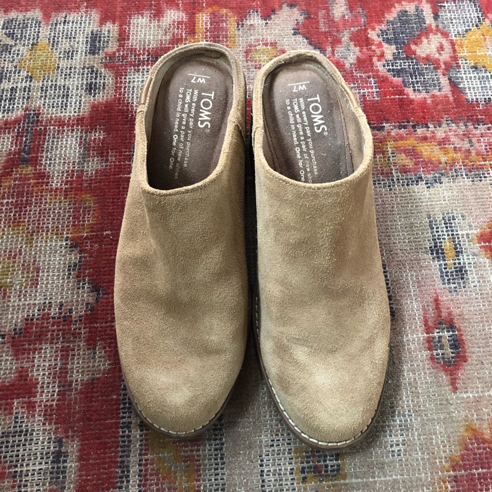 Toms Leila Mule Tan